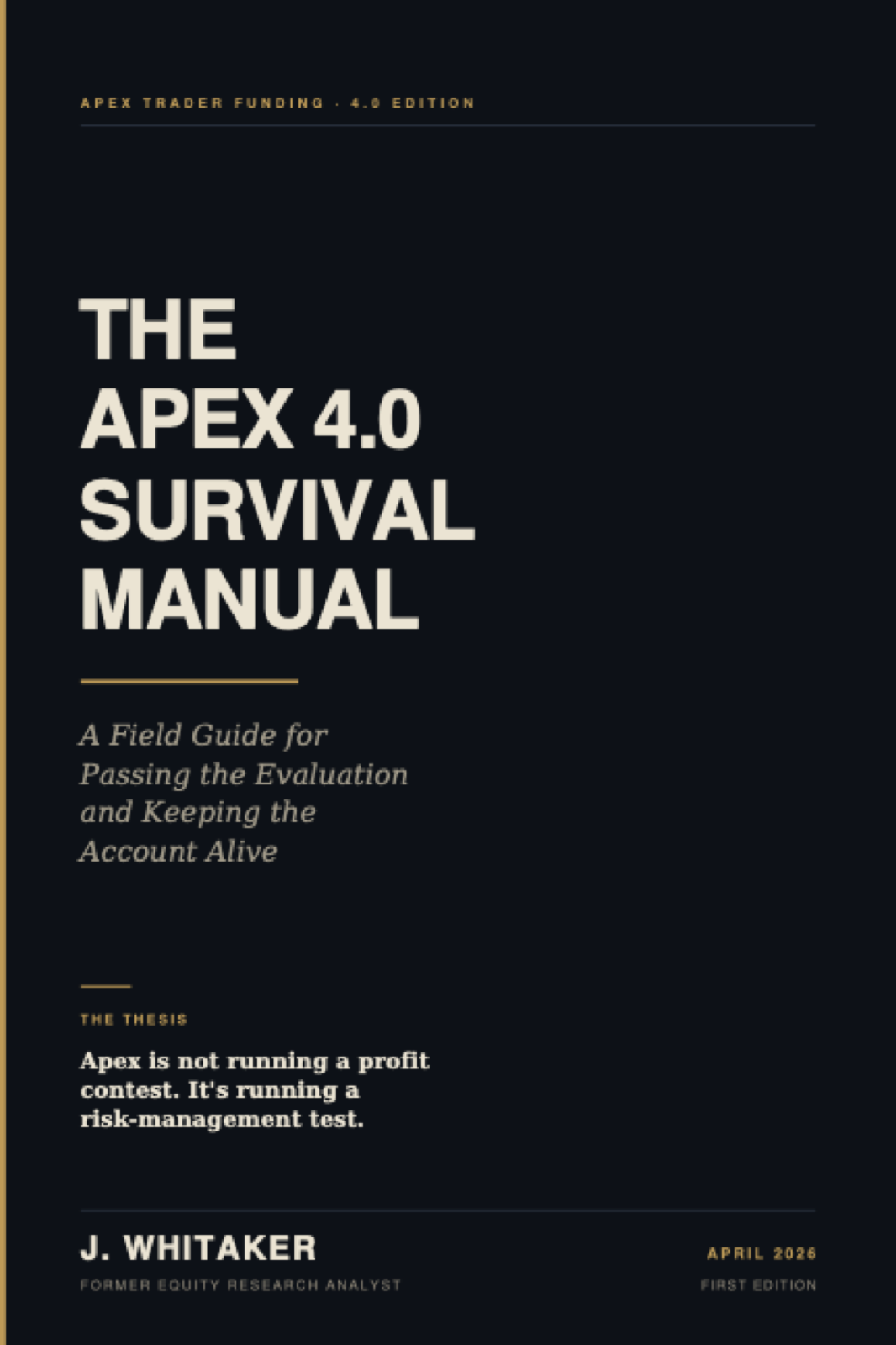 The Apex 4.0 Survival Manual — cover